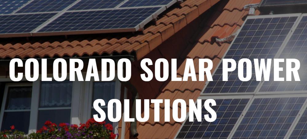 Colorado Solar Power Solutions